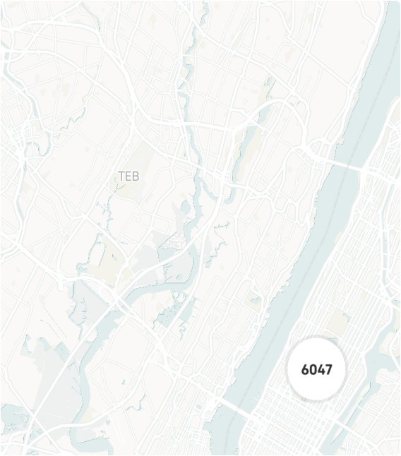 Area features map image